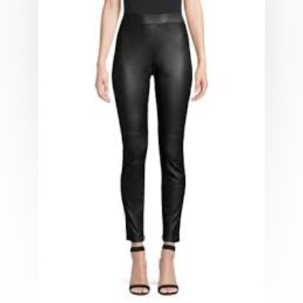 Elie Tahari Genuine Leather Pants